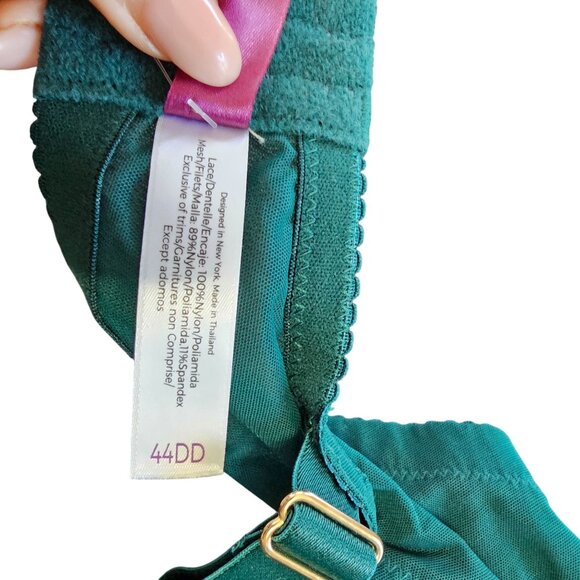 NWT Adore Me Emerald Green Lace and Underwire Bra size 44DD - Picture 3 of 11